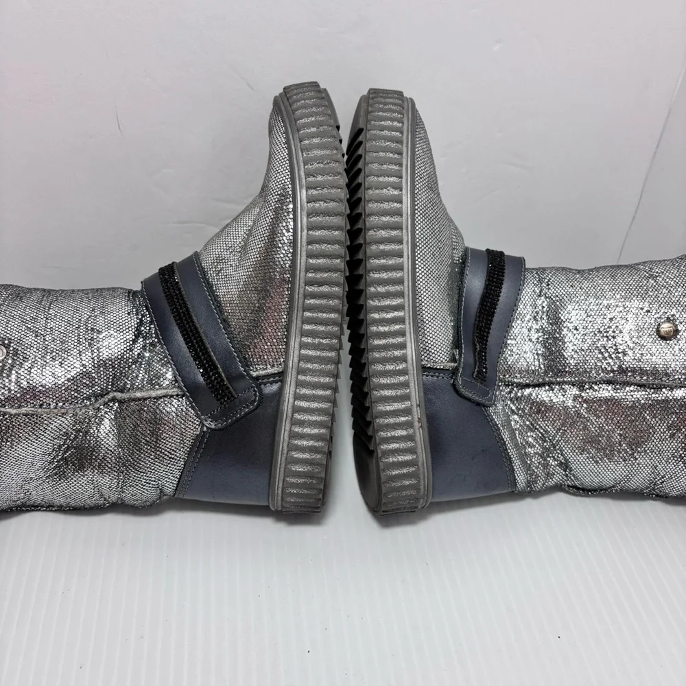Bartek Gray-Silver Ankle‎ Winter boots girl Size 30